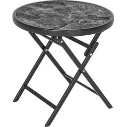 STOLIK STÓŁ SZKLANY OGRODOWY BALKONOWY SKŁADANY SZKLANY 45