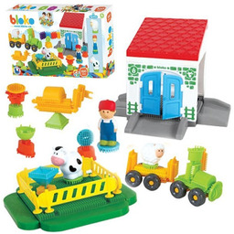 Mochtoys Klocki Jeżyki Pin Bricks Farma W Kartonie