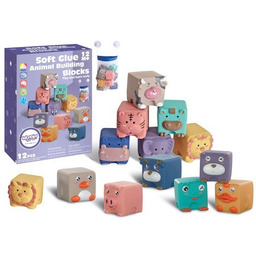 Woopie Baby Klocki Sensoryczne Układanka Do Ściskania Dźwięk