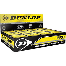 Dunlop Sports Dunlop Piłki do squasha Pro, podwójne,