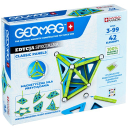 Geomag Classic Panels Klocki Magnetyczne 42 Elementów