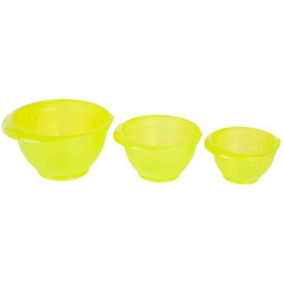 DOMOTTI Zestaw misek Cindy Zielony (3 elementy)