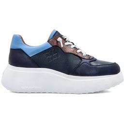 Sneakersy damskie - WONDERS A-3630 GRANATOWE