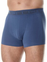 BRUBECK Bokserki męskie Comfort Cotton bezszwowe z oddychającej