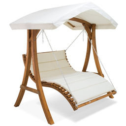 Huśtawka drewniana ogrodowa Manila Garden Point