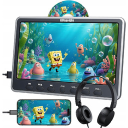 12-calowy samochodowy odtwarzacz DVD z wejściem Hdmi