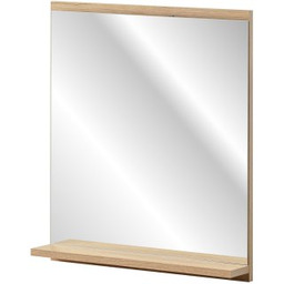 COMAD Lustro wiszące NOVA OAK z półką 50