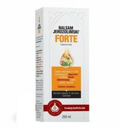 Produkty Bonifraterskie Balsam Jerozolimski Forte płyn, 200 ml