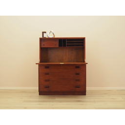 Pakamera Sekretarzyk tekowy, duński design, lata 60, projektant: