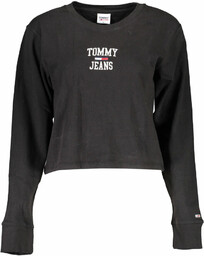 TOMMY HILFIGER T-SHIRT Z DŁUGIM RĘKAWEM DAMSKI CZARNY