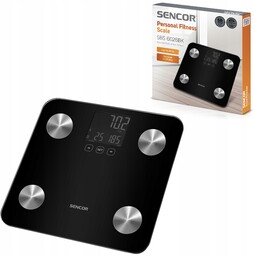 Waga Łazienkowa Fitness Sencor Sbs 6026BK LCD