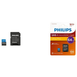PHILIPS Karta pamięci Class SDXC 64GB + Adapter