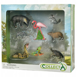 Collecta. Zestaw 8 dzikch zwierząt