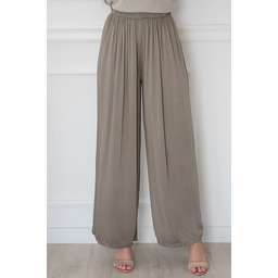 Luźne spodnie z wiskozy na gumie fango Haden