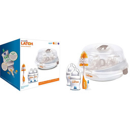 MUNCHKIN LATCH 120ml Zestaw butelek z mikrofalowym sterylizatorem,