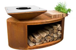 Palenisko-grill ogrodowy Artiss G3 corten ref. 2605-03