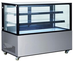 Witryna chłodnicza cukiernicza 510L 2-półkowa Arktic, 490W, 1524x677x1230