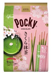 Pocky Sakura Matcha - duże opakowanie