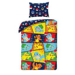 Pościel Bawełniana 140 X 200 CM Pokemon Pikachu