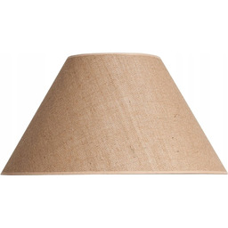 Abażur Klosz Tkanina Naturalna Juta Pcv 20x40x22