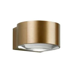 Lampa Ścienne LIGHT-POINT, ściemnialny, złoty mosiężny, salon, aluminium