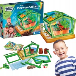 Clementoni Moja Pierwsza Szklarnia Zestaw Botaniczny Naukowa Zabawa
