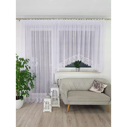 Zestaw Do Okna Balkonowego, Firany Z Gipiurą