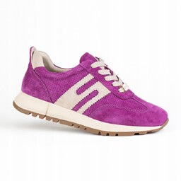 Sportowe damskie sneakersy GOODIN GD-XW-1054 skóra zamsz ażurek