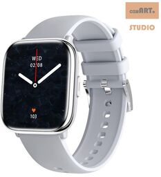 Smartwatch myPhone Watch Pastel Silver / Foggy Day,