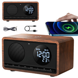 Radio Kuchenne Radiobudzik Bluetooth Ładowarka Indukcja Manta Rimini