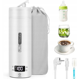 Mini Czajnik Termos Elektryczny 500ML Z 4 Regulowanymi