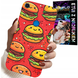 ETUI DO HUAWEI Y6S - SŁODKIE UŚMIECHNIĘTE BURGERY