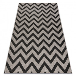 DYWAN SZNURKOWY SIZAL FLOORLUX 20340 silver / black