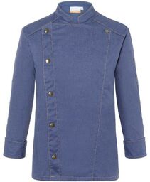KARLOWSKY Bluza męska kucharska Jeans-Style niebieski vintage JM