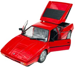 Welly Bmw M1 Czerwony 1:24 Samochód Nowy Metalowy