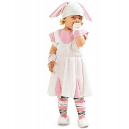 Strój Króliczek sukienka Królik zajączek 122/128