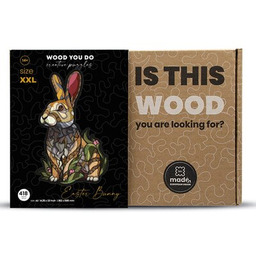 WOOD YOU DO Puzzle Wielkanocny Królik (418 elementów)