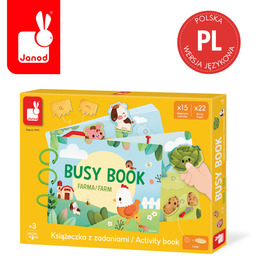 Książeczka sensoryczna Busy Book Farma Janod J03339