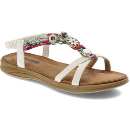 Artiker Białe Sandały Modne Obuwie Damskie