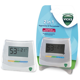 VICKS V70EMEAV1 NEW Termometr higrometr, 2w1, duży ekran