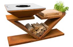 Palenisko-grill ogrodowy Artiss G5 corten ref. 2605-05