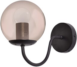 Kinkiet Hook 1xE27 czarna LP-125/1W BK - Light