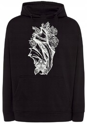 Bluza FAJNY DUŻY nadruk NIETOPERZ r.4XL