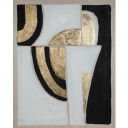 Eurofirany Obraz 495a 80x100 biały abstrakcje ręcznie malowany