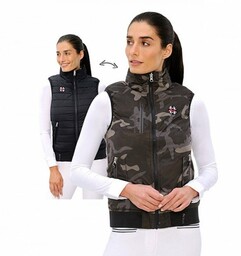 SPOOKS Kamizelka dwustronna Ameli - camuflage/navy