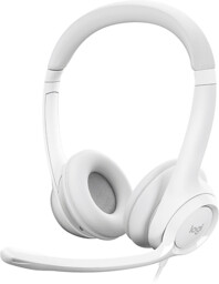Słuchawki LOGITECH USB Computer Headset H390 Biały 981-001286
