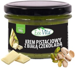 Krem pistacjowy z białą czekoladą 200g