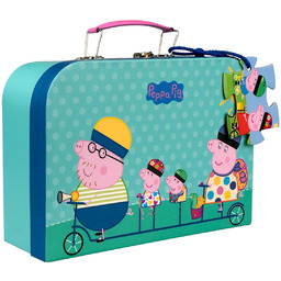 Puzzle dla dzieci w walizce, 26 elementów, Świnka