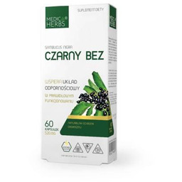 Medica Herbs Czarny Bez, 60 kaps.