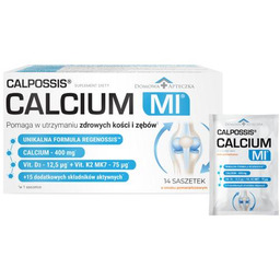 Domowa Apteczka Calpossis Calcium MI smak pomarańczowy, 14